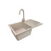 Мийка кухонна Adamant Horizon, штучний камінь, прямокут., з крилом, 780х495х230мм, чаша - 1, врізна, Avena
