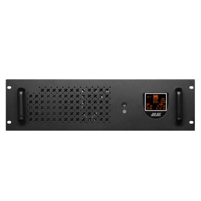 Источник бесперебойного питания 2E RE1500, 1500VA/900W, RM 3U, LCD, USB, 2xSchuko (2E-RE1500)