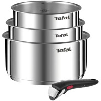 Набор посуды Tefal Ingenio Emotion, сменная ручка, 4 предмета, нержавеющая сталь, бакелит (L8964S55) Набор посуды Tefal Ingenio Emotion, сменная ручка, 4 предмета, нержавеющая сталь, бакелит (L8964S55)