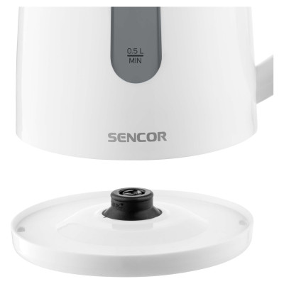 Електрочайник Sencor 1.7л, Strix, пластик, білий