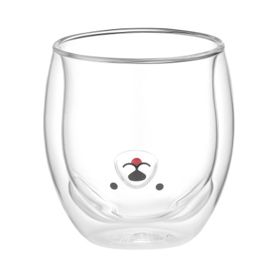 ARDESTO Набір чашок з подвійними стінками Animals, 300мл, 2шт, боросилікатне скло, прозорий ARDESTO Набір чашок з подвійними стінками Animals, 300мл, 2шт, боросилікатне скло, прозорий