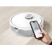 Робот-пилосос Roborock Q7 TF, h=9.9см, вологе прибирання, конт пил -0.4л, автон. робота до 150хв, Wi-Fi, білий