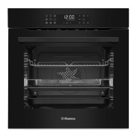 Духова шафа Hansa електрична, 77л, A+, дисплей, конвекція, чорний