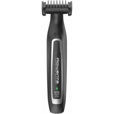 Тример Rowenta Forever Sharp, для бороди і вусів, мережа+акум., роторний мотор, насадок-3, сталь, чорний