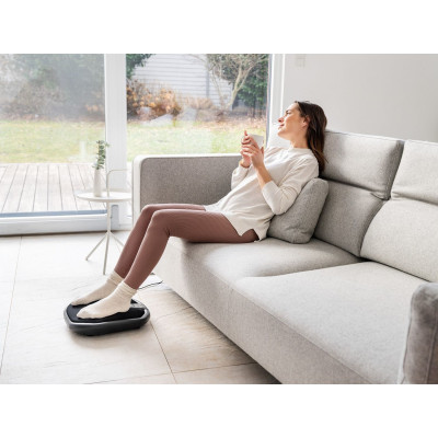 Масажер Beurer для спини та ніг, від мережі, 18 головок шиацу, 3 швидкості, підігрів, чорний