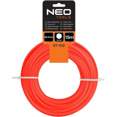 Ліска косильна Neo Tools 2.4мм 15м Ліска косильна Neo Tools 2.4мм 15м