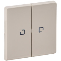 Клавіша 2-клавішного вимикача з підсвічуванням Legrand Valena LIFE, IN*MATIC, слонова кістка