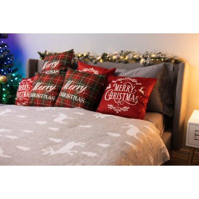 Плед ARDESTO Fleece 130x160см, 100% поліестер, олені