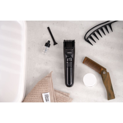 Машинка для стрижки ARDESTO HC-Y10-B, мережа+акум., насадок-1, сталь, чорний