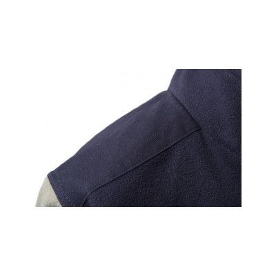 Кофта робоча Neo Tools Camo, флісова, 300г/м кв, посилення тканиною Oxford, на блискавці, S(48), оливковий