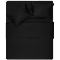 Простирадло ARDESTO Mix&Match Premium, 240x260см, 100% бавовна, сатин, чорний