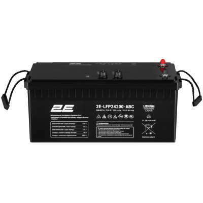 Акумуляторна батарея 2E LFP24, 24В, 200А•год, ABC 8S Акумуляторна батарея 2E LFP24, 24В, 200А•год, ABC 8S