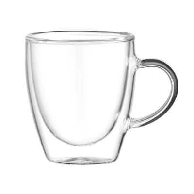 Набір чашок з ручками і подвійними стінками Ardesto, 100мл, 2шт, боросилікатне скло, прозорий Набір чашок з ручками і подвійними стінками Ardesto, 100мл, 2шт, боросилікатне скло, прозорий