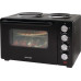 Міні піч Gorenje, 30л, 52x32х40.5см, 2 електричні конф., чорний
