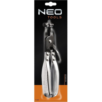 Кліщі для хомутів Neo Tools, 0-45мм, 210мм, самозажимні Кліщі для хомутів Neo Tools, 0-45мм, 210мм, самозажимні