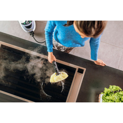 Пароочисник Karcher SC 5 EasyFix Iron, 2250Вт, 1500мл, 4.2Бар, праска,швабра, білий