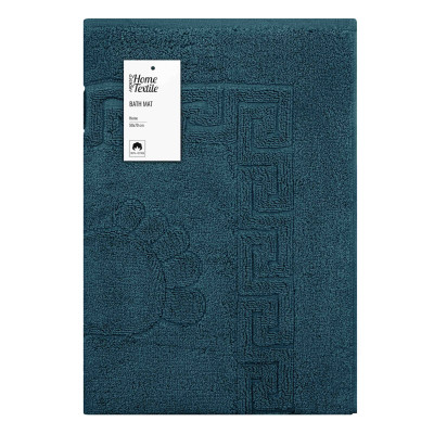 Килимок для ніг махровий ARDESTO Home 50х70см, 100% бавовна, смарагдовий