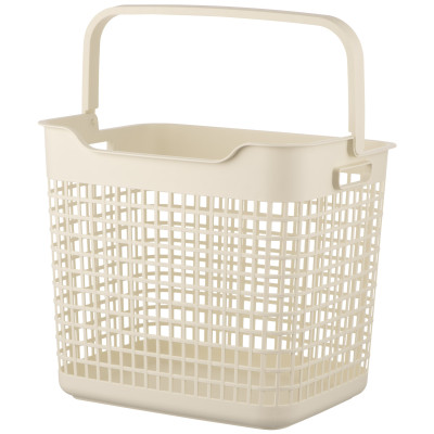 Кошик для білизни ARDESTO 38x29.5x33см, 26л, пластик PP, бежевий
