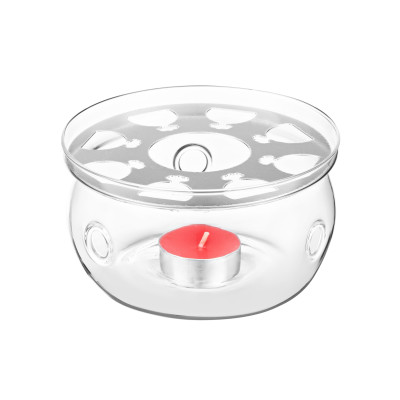 ARDESTO Підставка для заварника зі свічкою, 12,5 х 6,4 см, боросилікатне скло ARDESTO Підставка для заварника зі свічкою, 12,5 х 6,4 см, боросилікатне скло