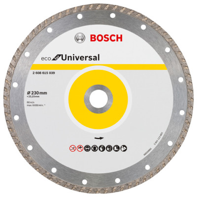 Диск алмазний Bosch Professional Eco Univ.Turbo 230х22.23мм