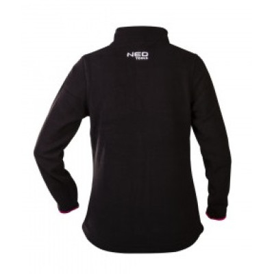 Кофта робоча Neo Tools Woman Line, флісова, 300г/м кв, на блискавці, XL(42), чорний