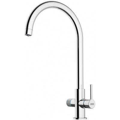 Змішувач для кухні Franke Lina J Clear Water 2.0, довж.виливу - 216 мм, поворотний, 1+1 фільтр, хром Змішувач для кухні Franke Lina J Clear Water 2.0, довж.виливу - 216 мм, поворотний, 1+1 фільтр, хром