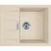 Мийка кухонна Franke Sirius 2 тектонайт, прямокут., з крилом, 620х500х200мм, чаша - 1, врізна, бежевий