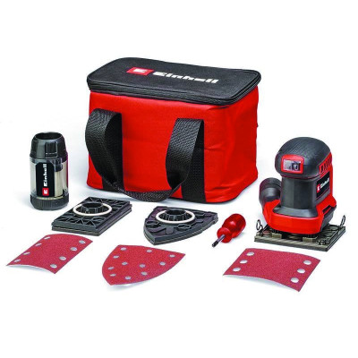Einhell Шліфмашина вібраційна акумуляторна TE-OS 18/113 3X Li - Solo 18, 113х101мм 1.04кг без АКБ і ЗП