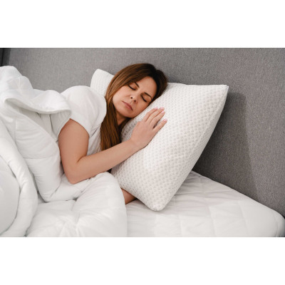 Подушка ортопедична ARDESTO Sleepwell, 40х60см, прямокутна, піна меморі, білий