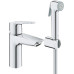 Однорычажный смеситель GROHE QuickFix Start для раковины, S-размер с гигиеническим душем, хром