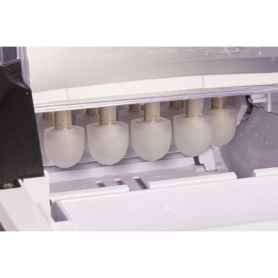 Льодогенератор побутовий Gorenje, 12кг/добу, 1,3л, дисплей, сріблясто - чорний Льодогенератор побутовий Gorenje, 12кг/добу, 1,3л, дисплей, сріблясто - чорний