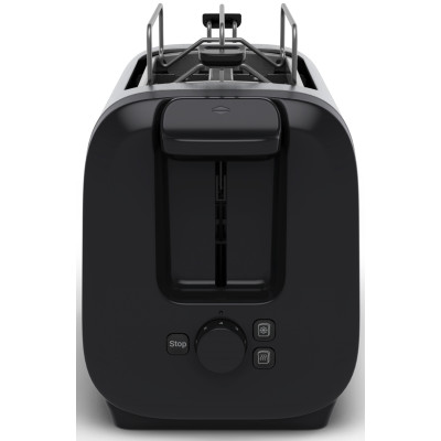 Тостер Tefal Subito 1100Вт, розморожування, щипці, нерж. сталь, чорний Тостер Tefal Subito 1100Вт, розморожування, щипці, нерж. сталь, чорний