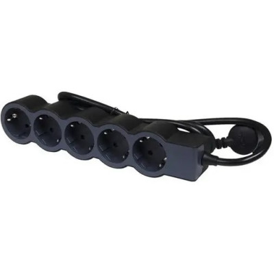 Подовжувач Legrand стандарт, 5хSchuko, 16А, 3м, чорний Подовжувач Legrand стандарт, 5хSchuko, 16А, 3м, чорний