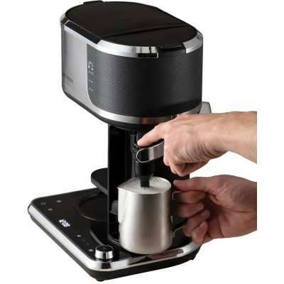 Кофеварка Russell Hobbs капельная Attentiv Coffee Bar 1.5л, молотый, LED-дисплей, чорно-металлический