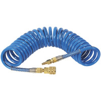 Шланг пневматичний Neo Tools спіральний, 8x12мм, 8бар, поліетилен, 5м Шланг пневматичний Neo Tools спіральний, 8x12мм, 8бар, поліетилен, 5м