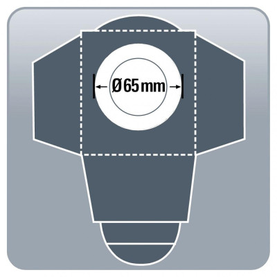 Мішки для пилососу Einhell паперові 25л 5шт Мішки для пилососу Einhell паперові 25л 5шт