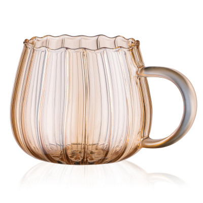 ARDESTO Набір чашок з ручками Golden Moon 350мл, 2шт, боросилікатне скло, прозорий ARDESTO Набір чашок з ручками Golden Moon 350мл, 2шт, боросилікатне скло, прозорий