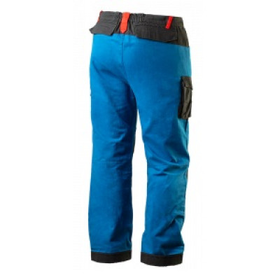 Штани робочі Neo Tools HD+, 100% бавовна, відсік для наколінників, потрійний шов, L(52), синьо-чорний