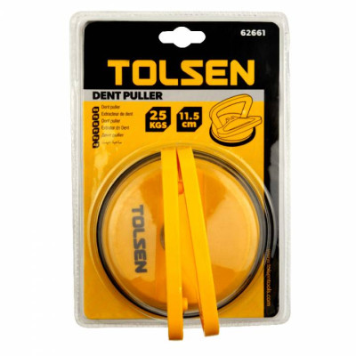 Присоска вакуумна Tolsen, одинарна, пластиковий корпус, D11.5мм, 25кг Присоска вакуумна Tolsen, одинарна, пластиковий корпус, D11.5мм, 25кг