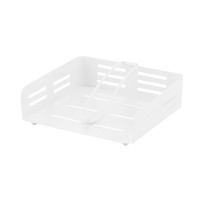 ARDESTO Серветниця Midori 18х18х6.5см, метал, біла