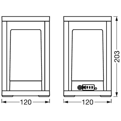 LEDVANCE Світильник розумний SMART WI-FI OUTDOOR TABLEFRAME POWERBANK RGBW, 5W, USB, 270Lm, 5200 mAh,Wi-Fi, чорний LEDVANCE Світильник розумний SMART WI-FI OUTDOOR TABLEFRAME POWERBANK RGBW, 5W, USB, 270Lm, 5200 mAh,Wi-Fi, чорний