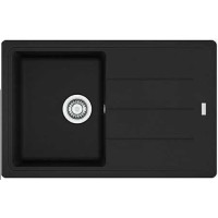 Мийка кухонна Franke Basis, фраграніт, прямокутник, з крилом, 780х500х200мм, чаша - 1, накладна, BFG 611-78, чорний матовий Мийка кухонна Franke Basis, фраграніт, прямокутник, з крилом, 780х500х200мм, чаша - 1, накладна, BFG 611-78, чорний матовий