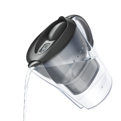 Фільтр-глечик Brita Marella Memo MXPro 2.4л (1.4л очищеної води) з фільтр-картриджем, графіт