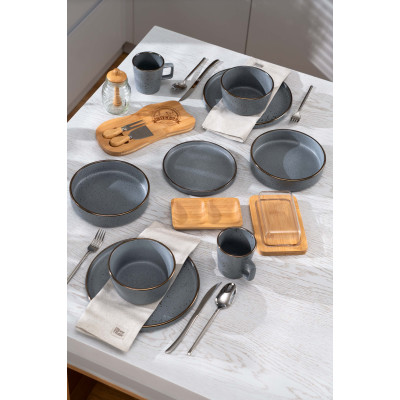 ARDESTO Чашка Fasano, 310мл, кераміка, сірий