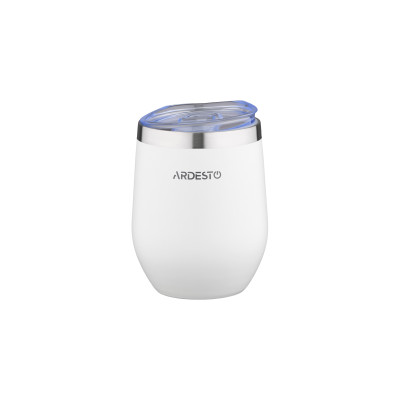 Термокружка Ardesto Compact Mug, 350мл, нержавеющая сталь, белый