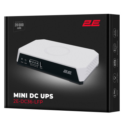 Джерело безперебійного живлення 2E Mini DC 36Вт, LFP
