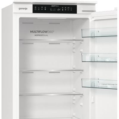 Вбуд. холодильник з мороз. камерою Gorenje, 193х55х54см, 2 двері, 208(76)л, А+, NF+, Зона св-ті, Диспл, Біли Вбуд. холодильник з мороз. камерою Gorenje, 193х55х54см, 2 двері, 208(76)л, А+, NF+, Зона св-ті, Диспл, Біли
