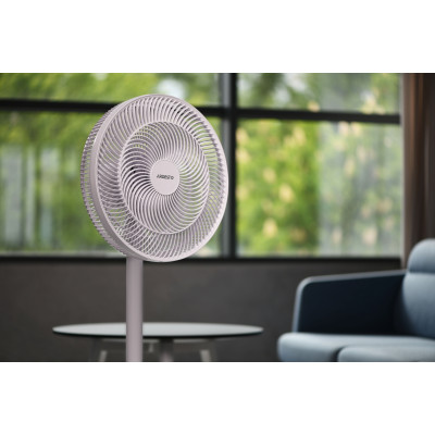 Вентилятор ARDESTO FN-B1140 підлоговий, 40см, 55Вт, мех. кер-ня, опора кругла, білий Вентилятор ARDESTO FN-B1140 підлоговий, 40см, 55Вт, мех. кер-ня, опора кругла, білий