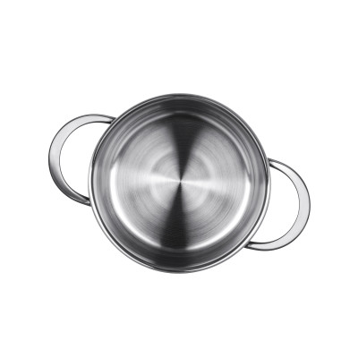 Кастрюля со стеклянной крышкой Ardesto Black Mars, 4.3л, нержавеющая сталь [AR0743S]