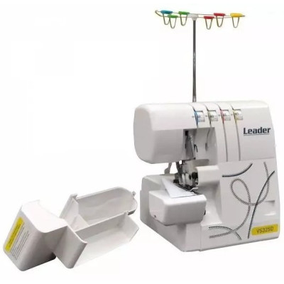 Оверлок LEADER VS325D, 100Вт, 10 оп., (4, 3, 2-х ниткові шви), білий Оверлок LEADER VS325D, 100Вт, 10 оп., (4, 3, 2-х ниткові шви), білий